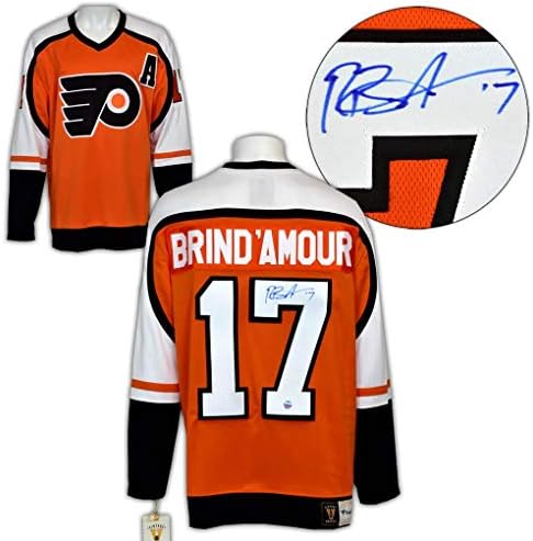 Rod Brind ' Amour Philadelphia Flyers Aláírt Retro Fanatikusok Jersey - Dedikált NHL-Mezek