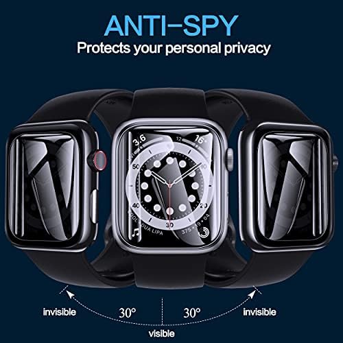 [ 4 Csomag ] YMHML Privacy Screen Protector Kompatibilis Apple Nézni 40mm SE Sorozat 6/5/4, [Frissítés Anti-Spy Film] Puha
