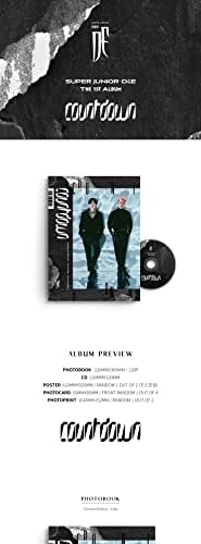 Super Junior D&E Visszaszámlálás 1. Album Visszaszámlálás Verzió CD+128p Fotókönyv+1p fénykép kártya+1p Photoprint+Üzenetet