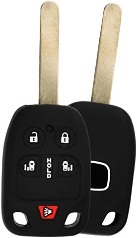KeyGuardz Kulcsnélküli Távoli Autó távirányító Külső Héj Borító Puha Gumi Esetében Honda Odyssey 2011-2014 N5F-A04TAA