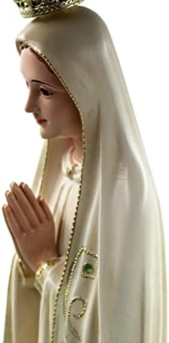 Kézzel Festett A Hölgy a Mária-Szobor Vallási Figura Szűz Mária Készült Portugália (Bézs, 23.5 Hüvelyk)