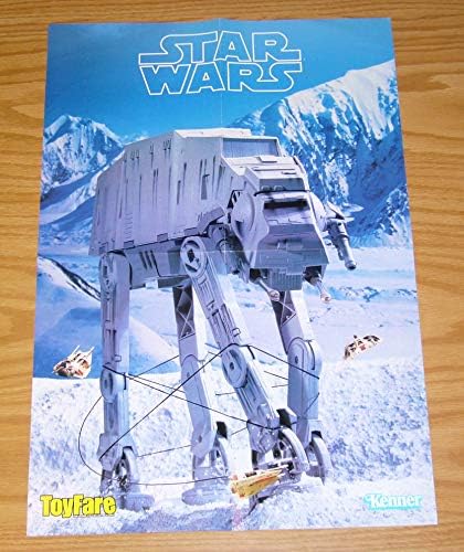 Star Wars - AT-AT-vs T47 Snowspeeder - 13x 19 Poszter - Toyfare/Kenner ; poszter (0109X-F)