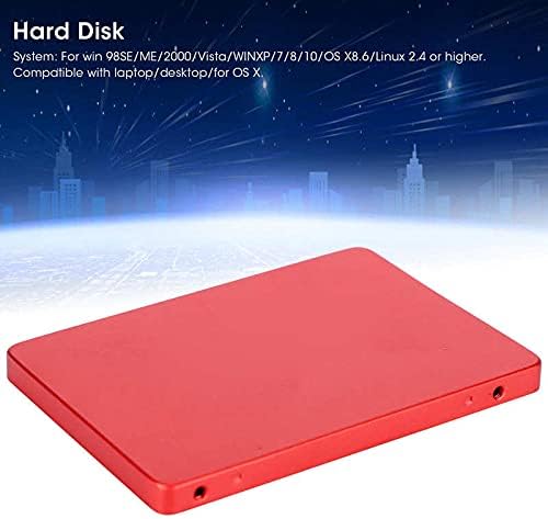 Csatlakozók ssd Merevlemez Piros Laptop Asztal Beépített SSD 2,5 Hüvelykes SATA 3.0 SSDH2 - (Szín: 480GB)