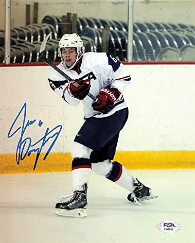 JACK DOUGHERTY aláírt 8x10 fotó PSA/DNS-Dedikált - Dedikált NHL-Fotók