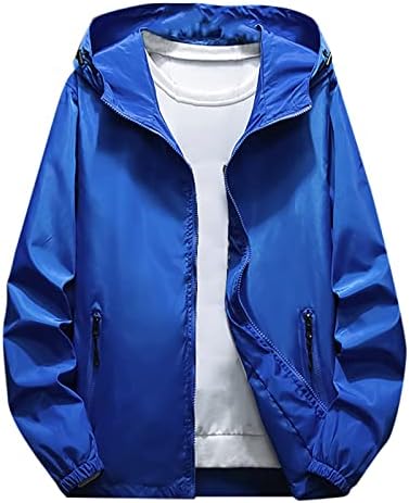 Kabát Férfi Férfi Őszi Téli Alkalmi Color Plus Size Kapucnis Cipzáras Szabadtéri Sport Kabát Kabát
