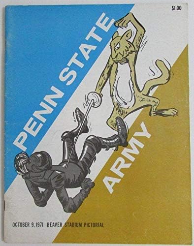 1971 Penn State vs Hadsereg College Football Program 139016 - Főiskolai Programok