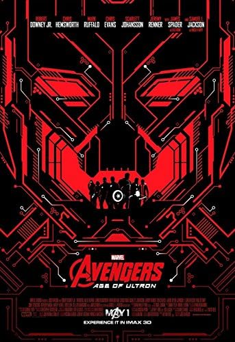 A Marvel AVENGERS KOR ULTRON - 13x19 Eredeti Promo Poszter 2015 Imax Verzió vasember, Thor, Hulk