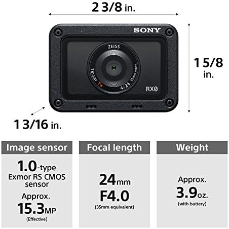 Sony 1.0 típusú Érzékelő Ultra-Kompakt Fényképezőgép Vízálló, Ütésálló, valamint Design (DSCRX0)