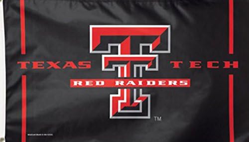 WinCraft NCAA Texas Tech University 02117115 Deluxe Zászló, 3 x 5'