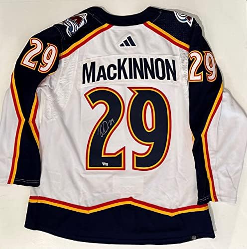Nathan MacKinnon Colorado Avalanche Aláírt Mez Fordított Retro Adidas Fanatikusok - Dedikált NHL-Mezek