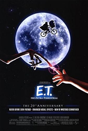 E. T. a földönkívüli 20th Anniversary 2001 S/S Film Poszter 11x17