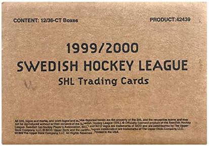 1999-00 Felső szint Gyűjtői Választás svéd Hoki Liga 12-Box Ügyben