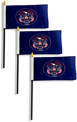 Utah-i Zászló 4 x 6 hüvelykes (3PK)